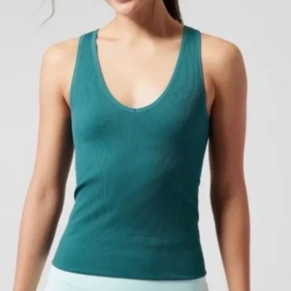 ATHLETA | V Neck Aurora Tank Top Bra